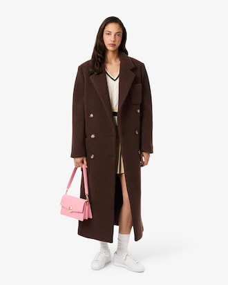 Women's Double-Breasted Wool Coat