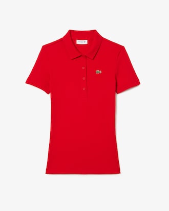 Polo Femme Coupe Slim En Coton Bio