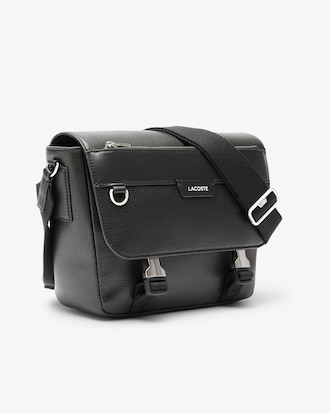 Men's Ossian Flap Close Leather Satchel