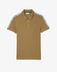 Regular Fit Stretch Piqué Logo Polo