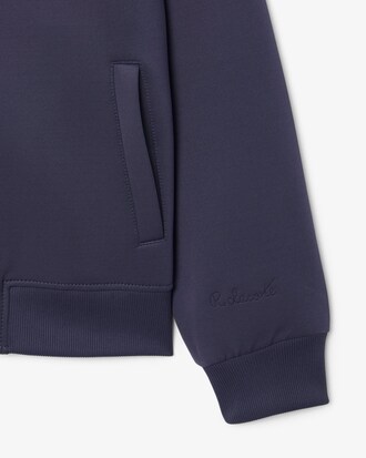 High Neck Embroidered Signature Jacket