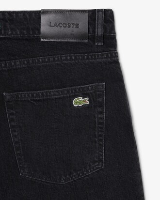 Jeans &Iacute;ndigo De Corte Recto Con 5 Bolsillos Para Hombre