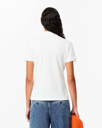 Women's Slim Fit L.12.D Stretch Mini Piqué Polo