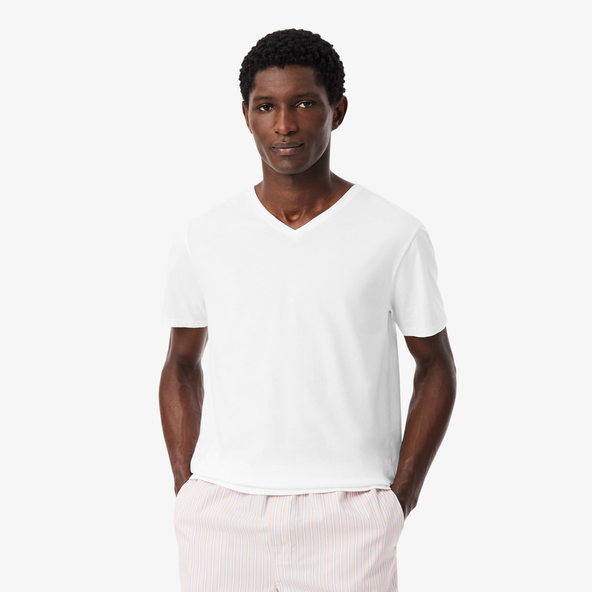 Lacoste Men's 3-Pack Cotton Undershirts