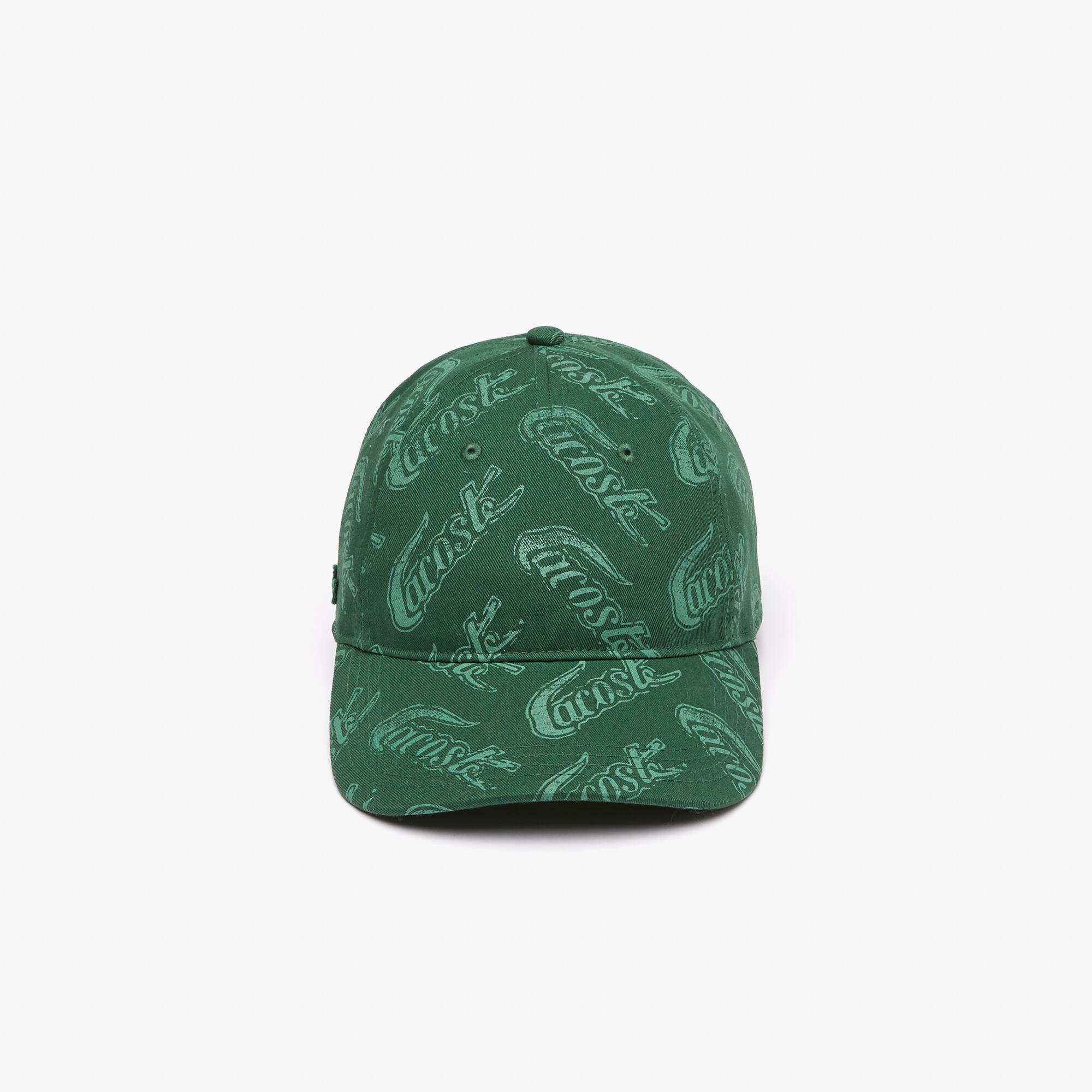 Unisex Organic Cotton Vintage Print Cap - Caps & Hats - New