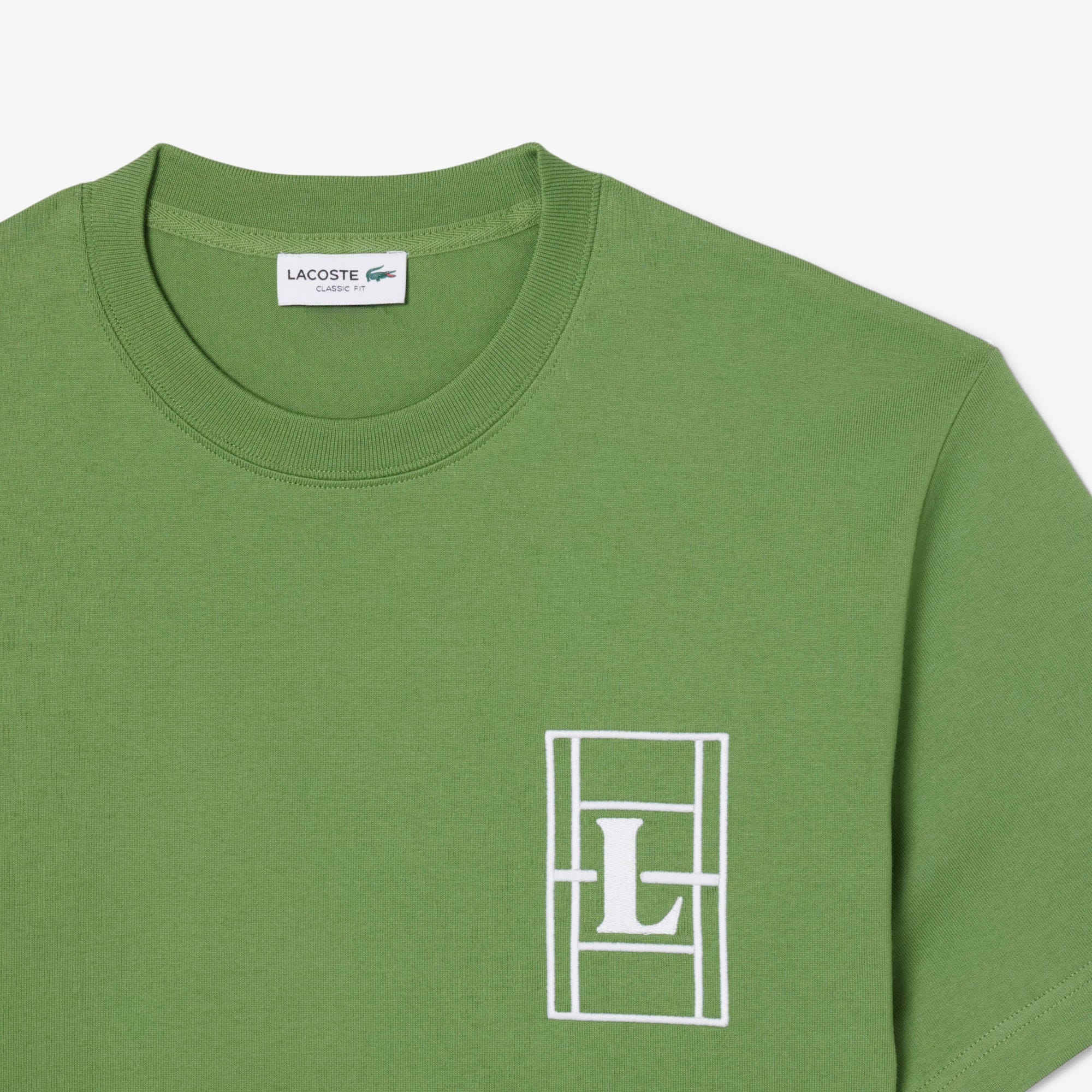 Embroidered Heavy Jersey T-shirt - Organic Cotton - New In 2026
