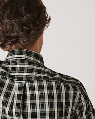 Men's Regular Fit Checked Oxford Cotton Shirt