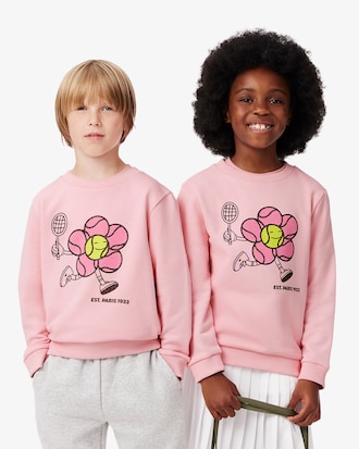 Kids' Printed Crew Neck Sweatshirt