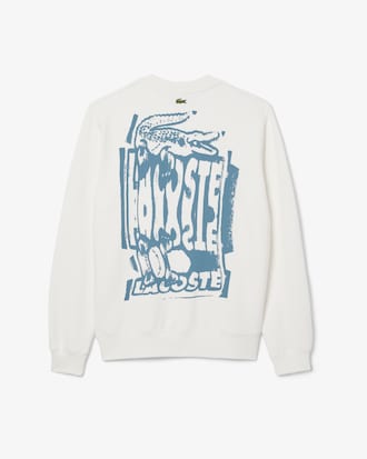 Sudadera para hombre en tejido polar con estampado gr&aacute;fico