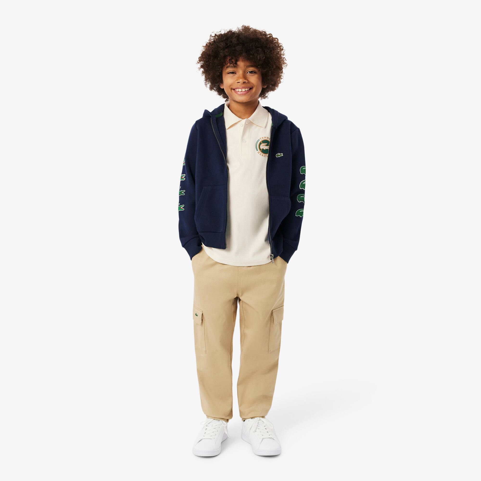 Boys' Lacoste Badge Interlock Polo - Teens Polos - New In 2026