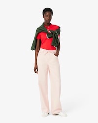 Jeans de mezclilla de pierna ancha para mujer