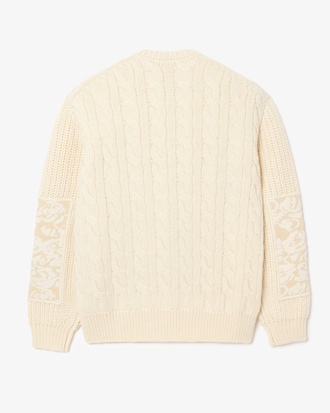Unisex Embroidery Collection Patchwork Sweater