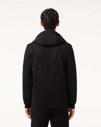 Men's Classic Fit Mesh Panels Zip-Up Sweatshirt