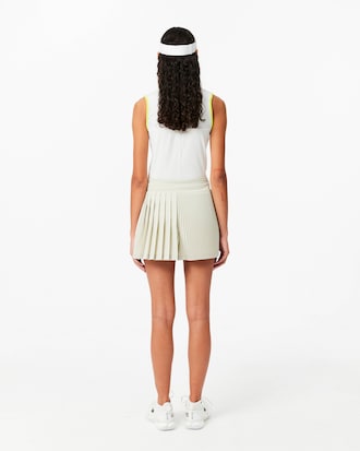 Women's Pleated Lined Tennis Shorts