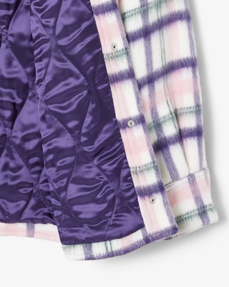 Women's Oversized Quilted Wool Overshirt