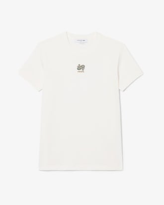 Embroidery Accent Jersey T-shirt