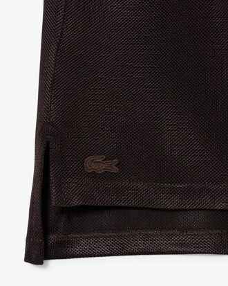 Men's Runway Regular Fit Satin Piqué Polo