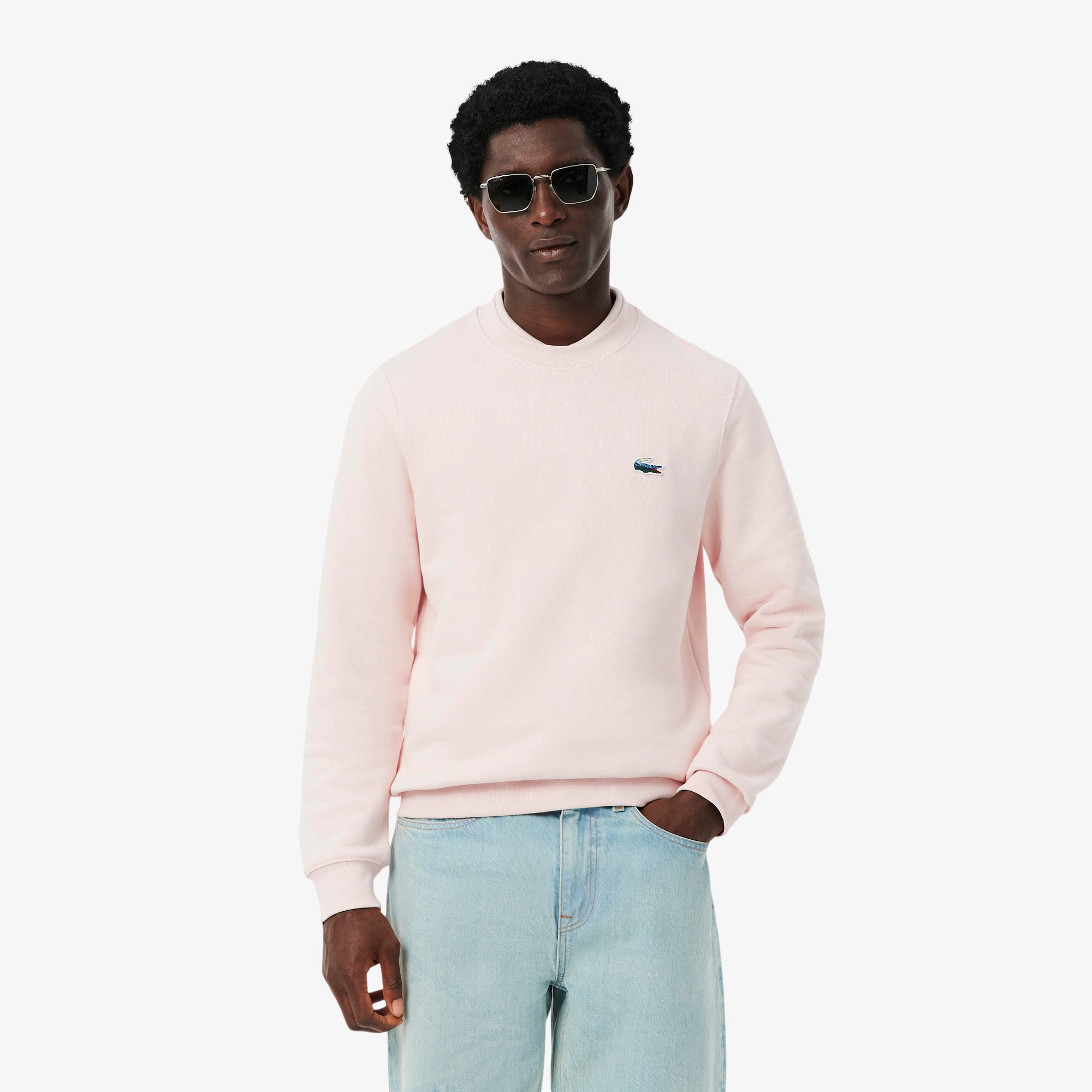 Men's Landscape Crocodile Fleece Sweatshirt - Sweaters