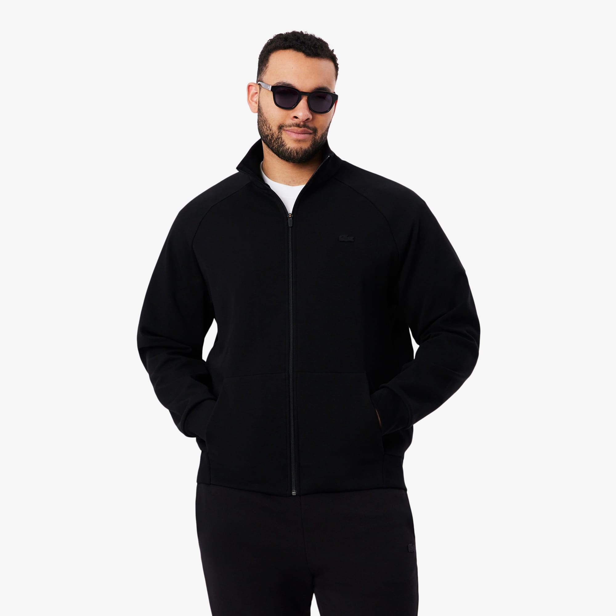 Men's Double Faced Jersey Zip-Up Sweatshirt - Sweaters