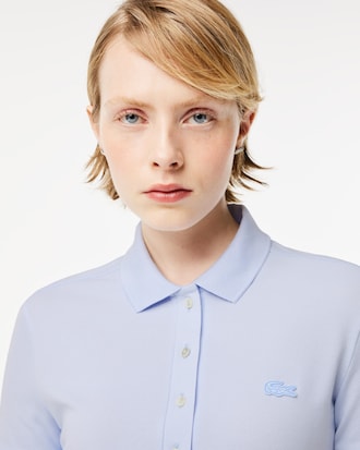 Women's Slim Fit Stretch Mini Piqué Polo Dress