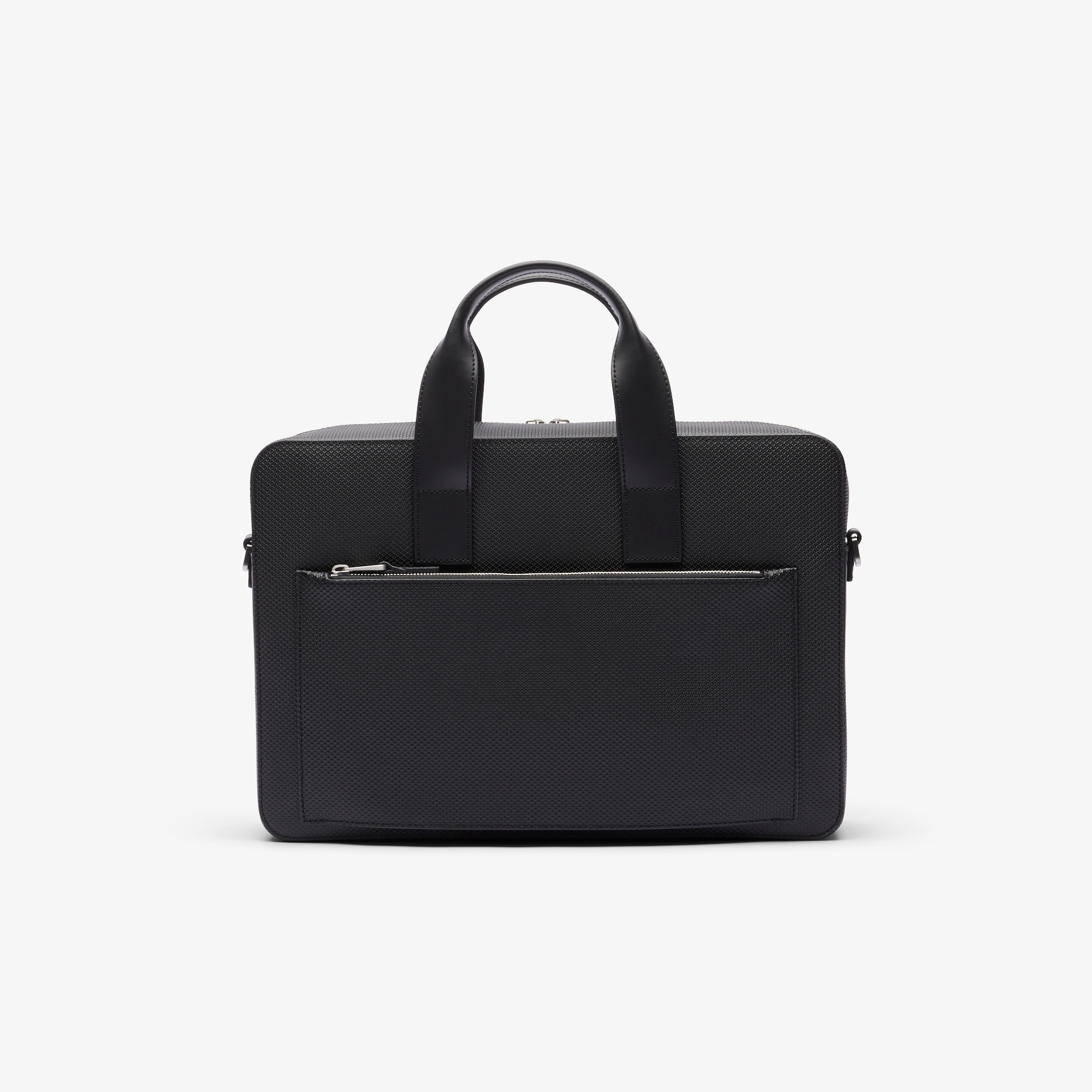 Men's Chantaco Matte Piqué Leather Computer Bag LACOSTE