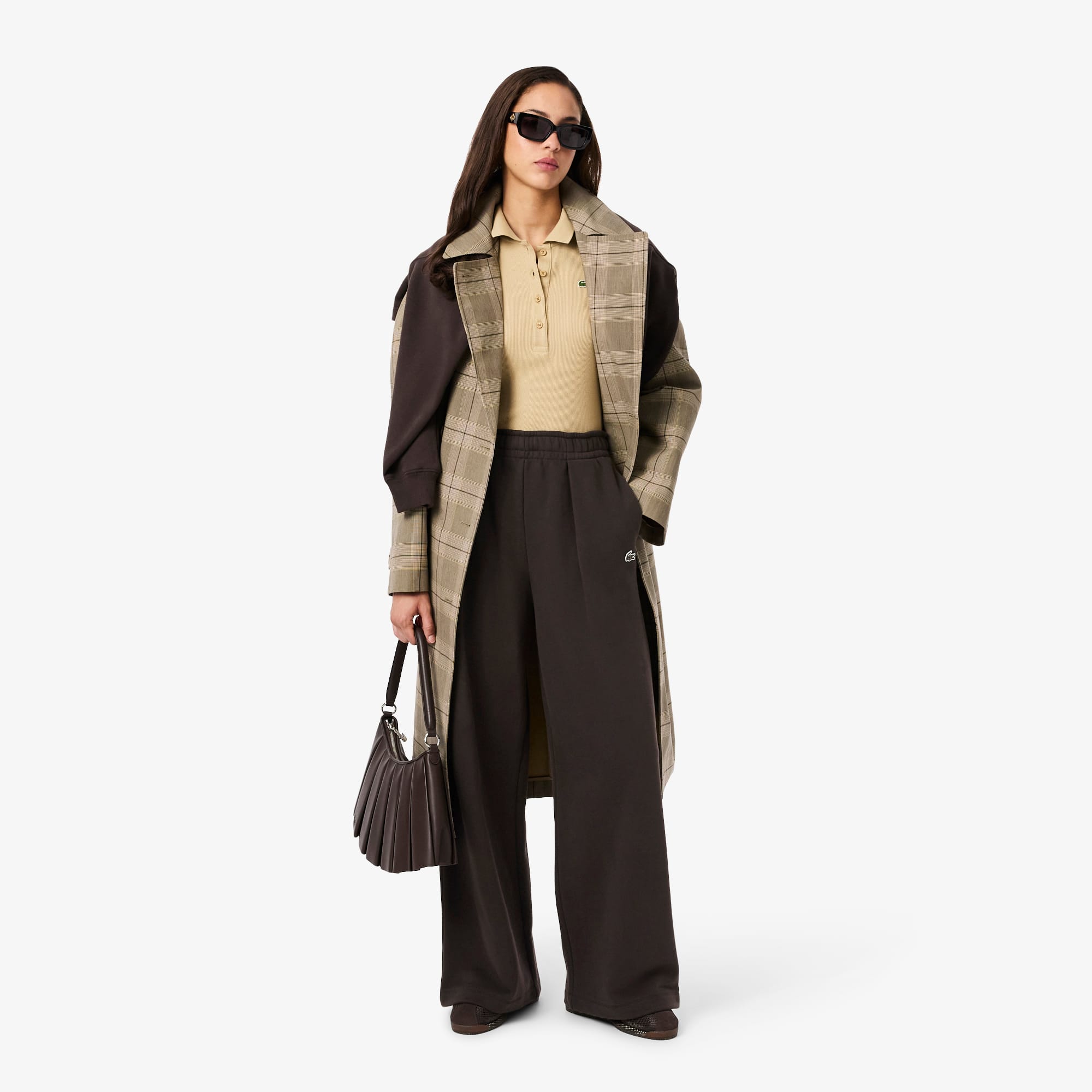 Women's Wide Leg Fleece Sweatpants - Pants & Leggings - New In