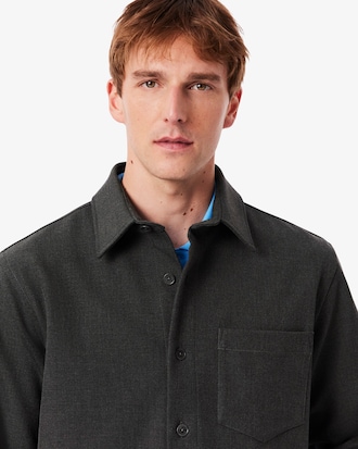 Men's Oversized Double Face Overshirt