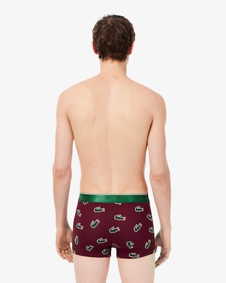 3-Pack Crocodile Print Trunks
