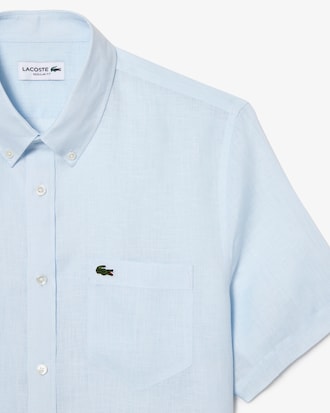 Chemise à manches courtes homme en lin