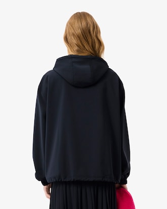 Women's Oversized Wool Blend Pullover Jacket