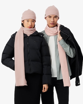 Unisex Wool Scarf & Beanie Gift Set