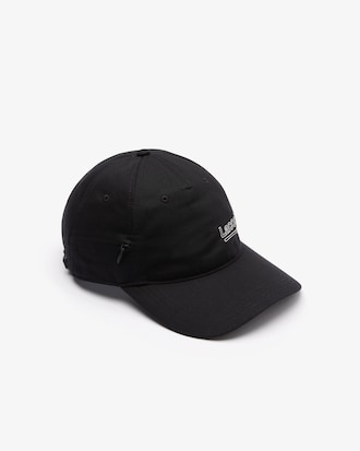 Unisex Lacoste L!VE Lettering Cotton Cap