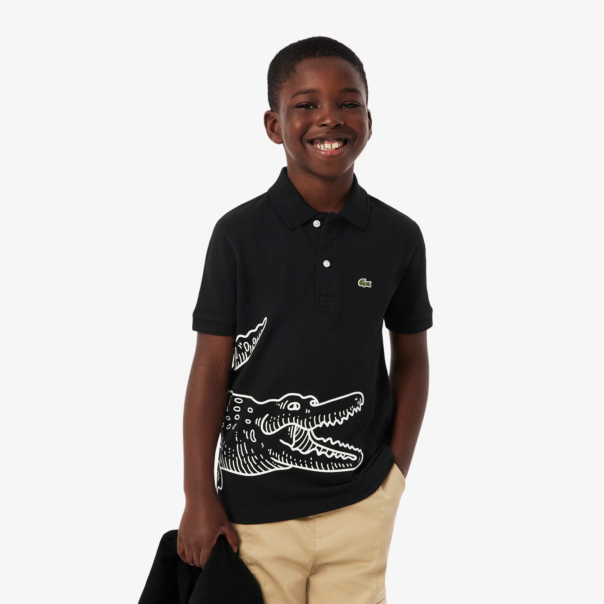 Embroidered Piqué Polo Shirt - Teens Polos - New In 2026 | Lacoste