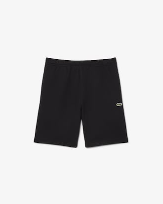 Regular Fit Logo Stripe Fleece Shorts
