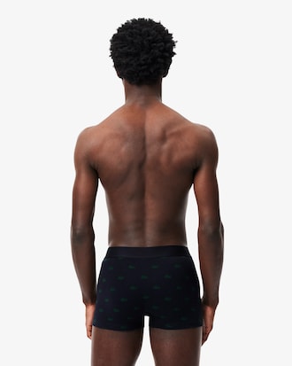 Men's 3-Pack Crocodile Print Trunks
