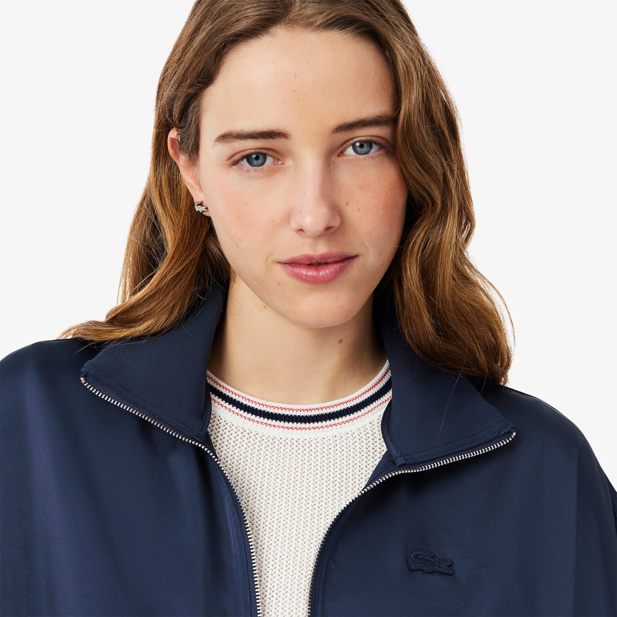 Women's Half-Zip Oversized Pullover Jacket - Women's