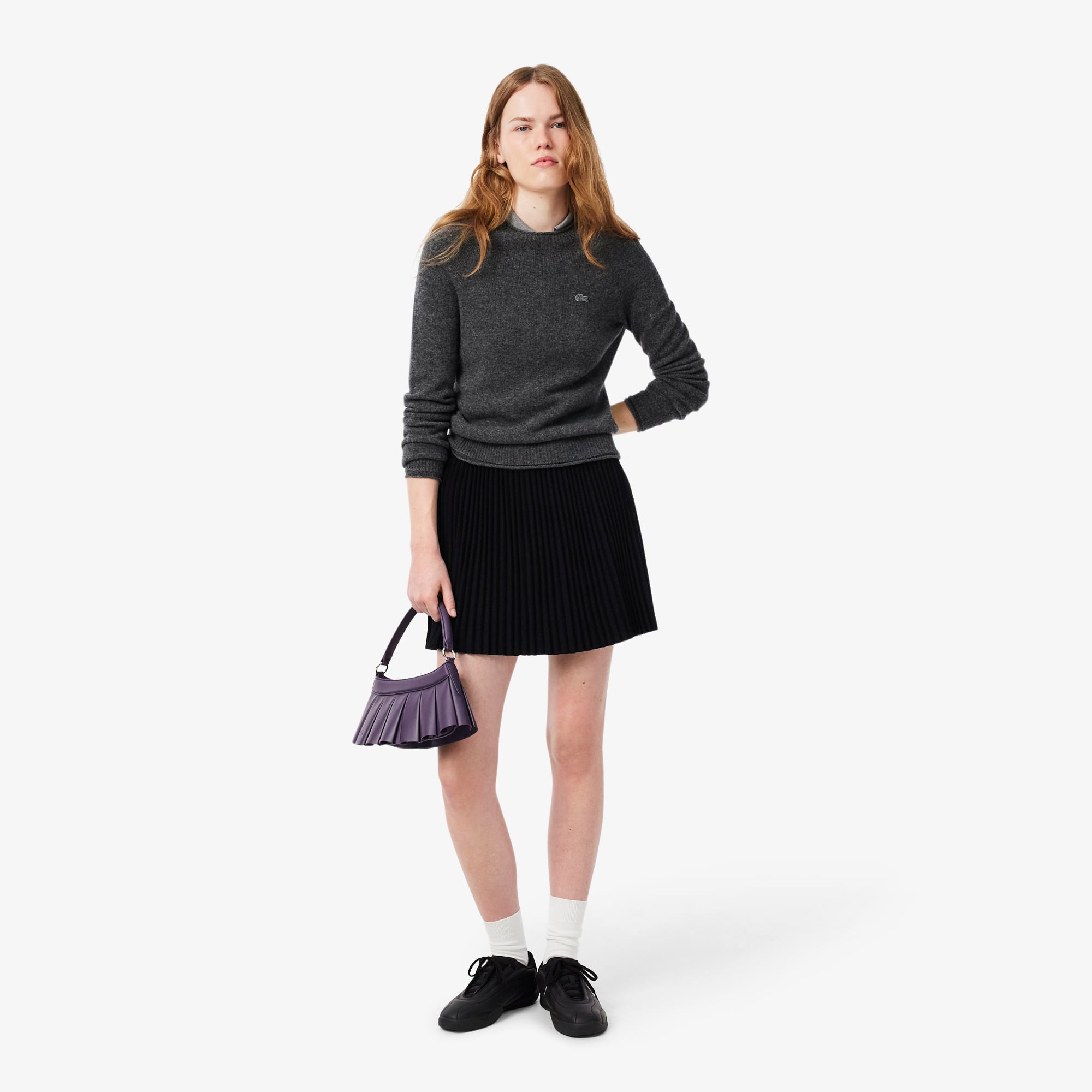 Short Pleated Mesh Skirt - Shorts & Skirts - New In 2026 | Lacoste