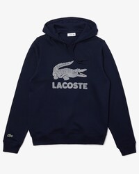 Men's Fleece Hoodie With Printed Logo