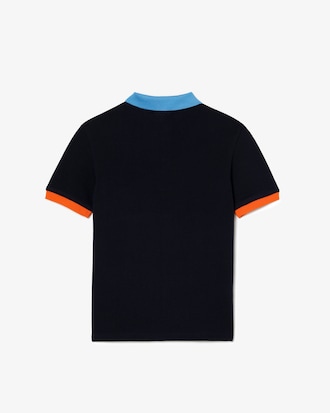 Boys' Lacoste Contrast Collar Cotton Piqu&eacute; Polo Shirt