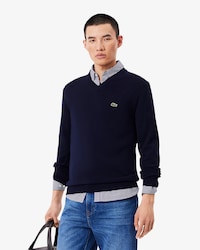 Men's Cotton V-Neck Sweater