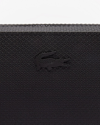 Men's Chantaco Piqu&eacute; Leather Zipped Pouch