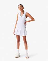 Women's Piqué Tennis Dress with Removable Liner