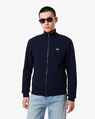 Men's Zip-Up High-Neck Fleece Sweatshirt
