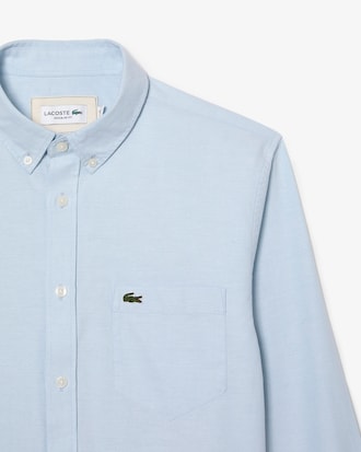 Men’s Buttoned Collar Oxford Cotton Shirt