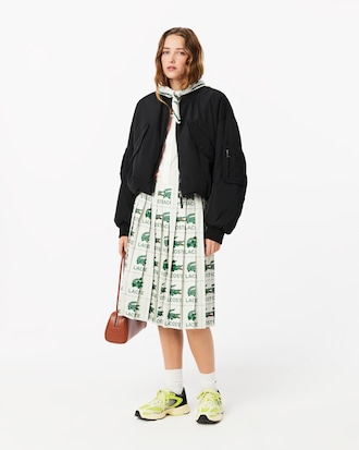 Women's Embroidery Collection Oversized Bomber
