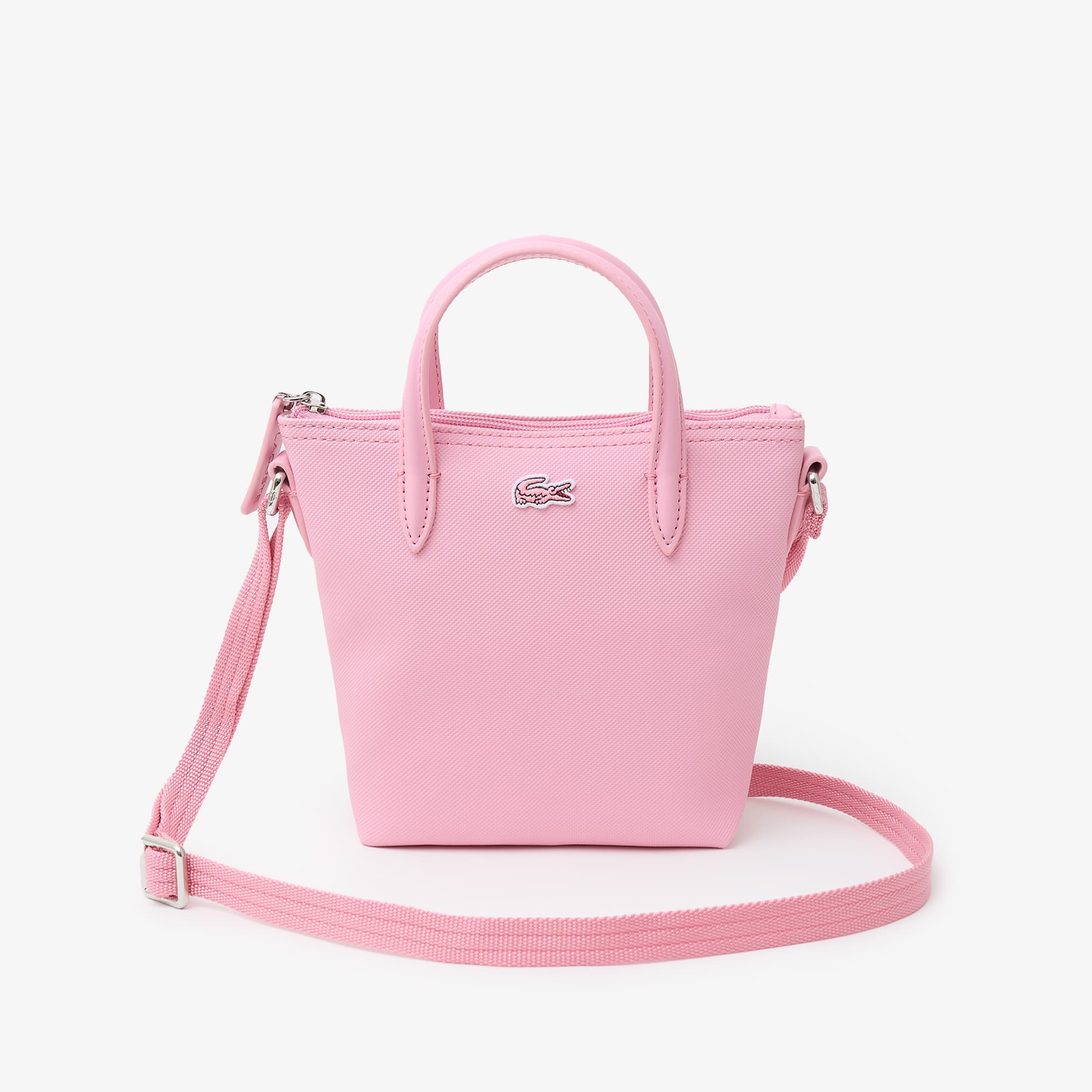 Lacoste Mini L.12.12 Concept Tote - One Size In Pink