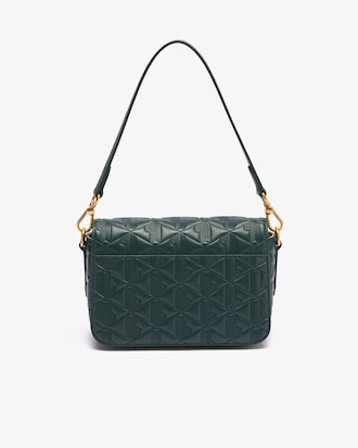 Maheki Embossed Leather Shoulder Bag