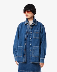 Women's Oversized Denim Overshirt