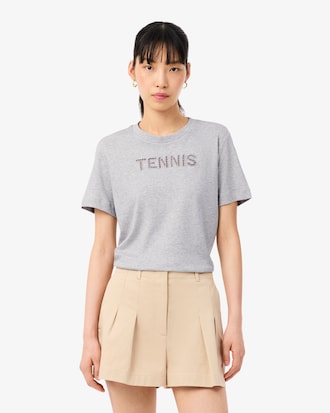 Tennis Embroidery T-Shirt