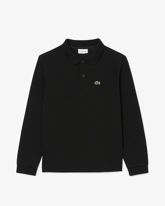 Boys' Long Sleeve Piqué Polo